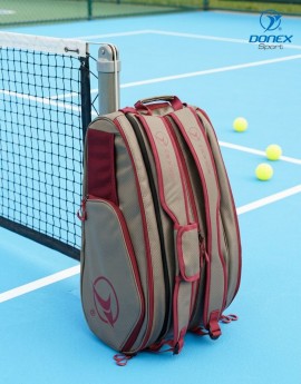 Balo thể thao Donex Gear BB-1606 xám phối đỏ đô