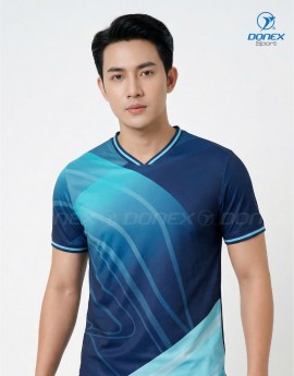 Áo thể thao nam MC-9164-12-01 Navy phối trắng