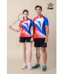 Áo thể thao nữ AC-3823 Đỏ phối xanh bích