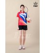 Áo thể thao nữ AC-3823 Đỏ phối xanh bích
