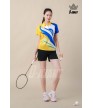 Áo thể thao nữ AC-3823 Vàng phối xanh bích