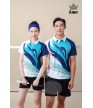 Áo thể thao nữ AC-3823 Trắng phối navy