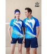 Áo thể thao Nam MC-9123 Xanh cô ban phối xanh bích