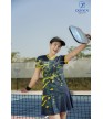 Áo Pickleball Nữ AC-3842 Navy phối vàng