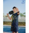 Set Pickleball Nam MCB-6142 Navy phối vàng
