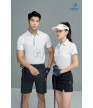 Áo thể thao nam MC-9120 Trắng phối xanh ngọc