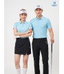 Áo thể thao nam MC-9156 Xanh ngọc phối trắng