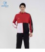 Áo Gió Thể Thao Nam DONEX Prillante MDE-258 Đỏ Phối Đen