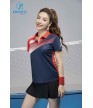 Áo thể thao nữ AC-3816 Đỏ phối navy