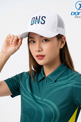 Mũ thể thao unisex Donex Gear CP-1802 Trắng