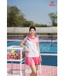 Áo thể thao nữ AC-3827 Trắng phối hồng