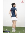 Áo thể thao nữ AC-3829 Navy phối cam