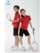 Áo Thể Thao Trẻ Em TC-1094 Đỏ Phối Đen