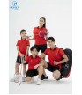 Áo Thể Thao Trẻ Em TC-1094 Đỏ Phối Đen