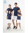Áo Thể Thao Trẻ Em TC-1094 Navy Phối Café