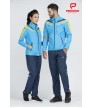 Quần gió nữ AD-543 - Navy phối xanh copan