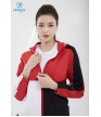 Áo Gió Thể Thao Nữ DONEX Prillante ADE-158 Đỏ Phối Đen