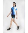 Áo thể thao nữ AC-3626 Xanh bích phối xanh copan