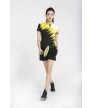 Áo thể thao nữ AC-3626 đen phối vàng