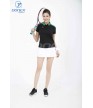Áo thể thao nữ AC-3634-08-03 Đen phối xanh lá