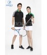 Áo thể thao nữ AC-3634-08-03 Đen phối xanh lá
