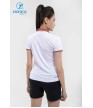 Áo thể thao nữ AC-3694 Trắng phối cà phê
