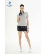 Áo thể thao nữ AC-3698 Ghi phối đen