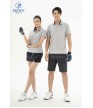 Áo thể thao nữ AC-3698 Ghi phối đen