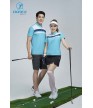 Áo thể thao nữ AC-3814 Xanh ngọc phối trắng