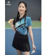 Áo thể thao nữ AC-3818 Đen phối xanh ngọc