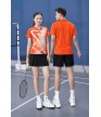 Áo thể thao nữ AC-3872-20-01 Cam phối trắng