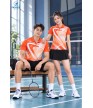 Áo thể thao nữ AC-3872-20-01 Cam phối trắng