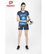 Bộ bóng chuyền cổ tim nữ ACB-5151-12-02 Navi phối xanh copan