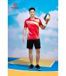 Bộ Thể Thao Nam MCB-6161 Đỏ phối vàng