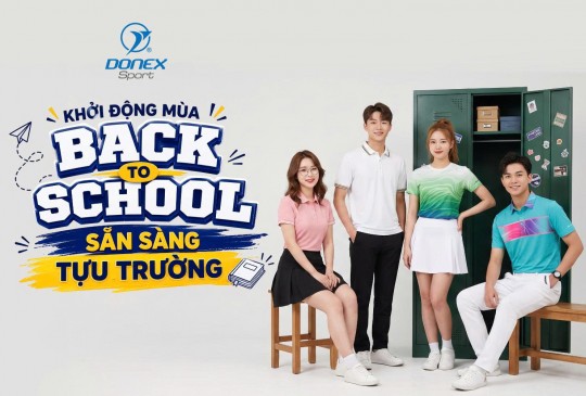 BACK TO SCHOOL – SẴN SÀNG TỰU TRƯỜNG CÙNG DONEXSPORT