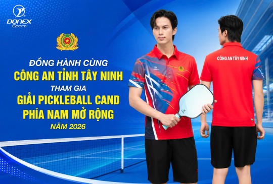 DONEXSPORT ĐỒNG HÀNH CÙNG PICKLEBALL CÔNG AN TỈNH TÂY NINH
