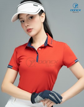 Áo thể thao nữ AC-3820 Đỏ phối navy