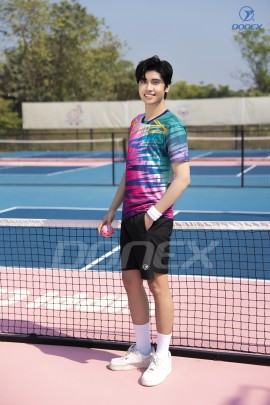 Áo thể thao nam MC-9140 Hồng phối tím