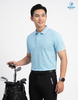 Áo thể thao nam MC-9156 Xanh ngọc phối trắng