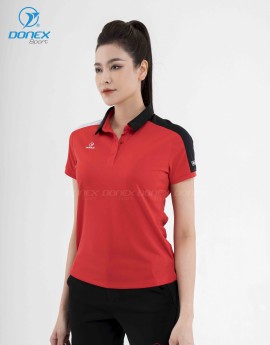 Áo thể thao nữ AC-3684 Đỏ phối đen