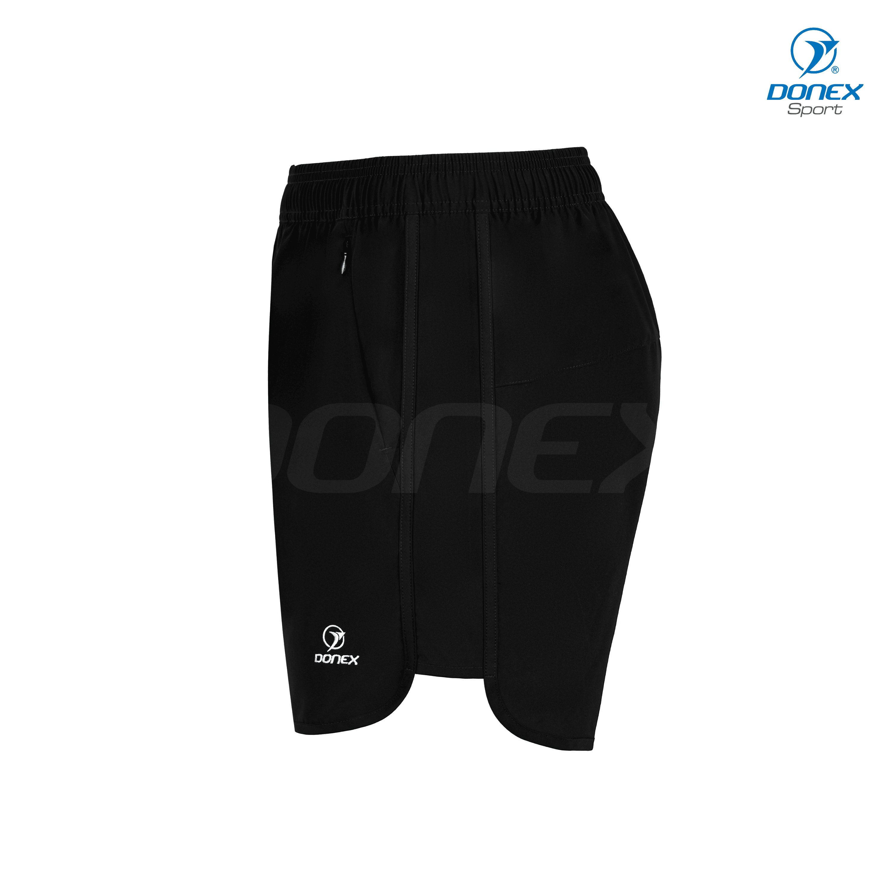 Quần thể thao nam MSC-2046-08-01 Đen phối trắng