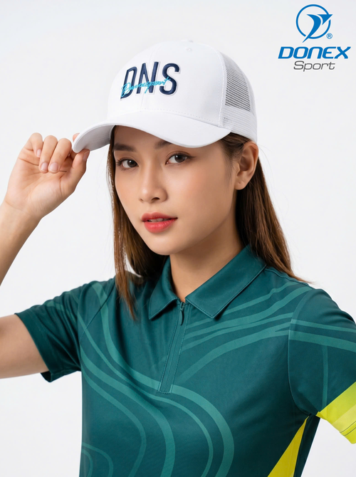 Mũ thể thao unisex Donex Gear CP-1802 Trắng