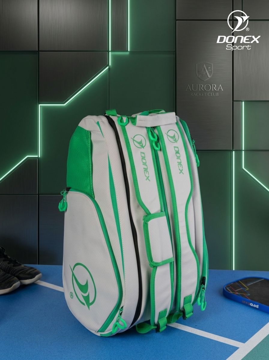 Balo thể thao Donex Gear BB-1606 trắng phối xanh lá