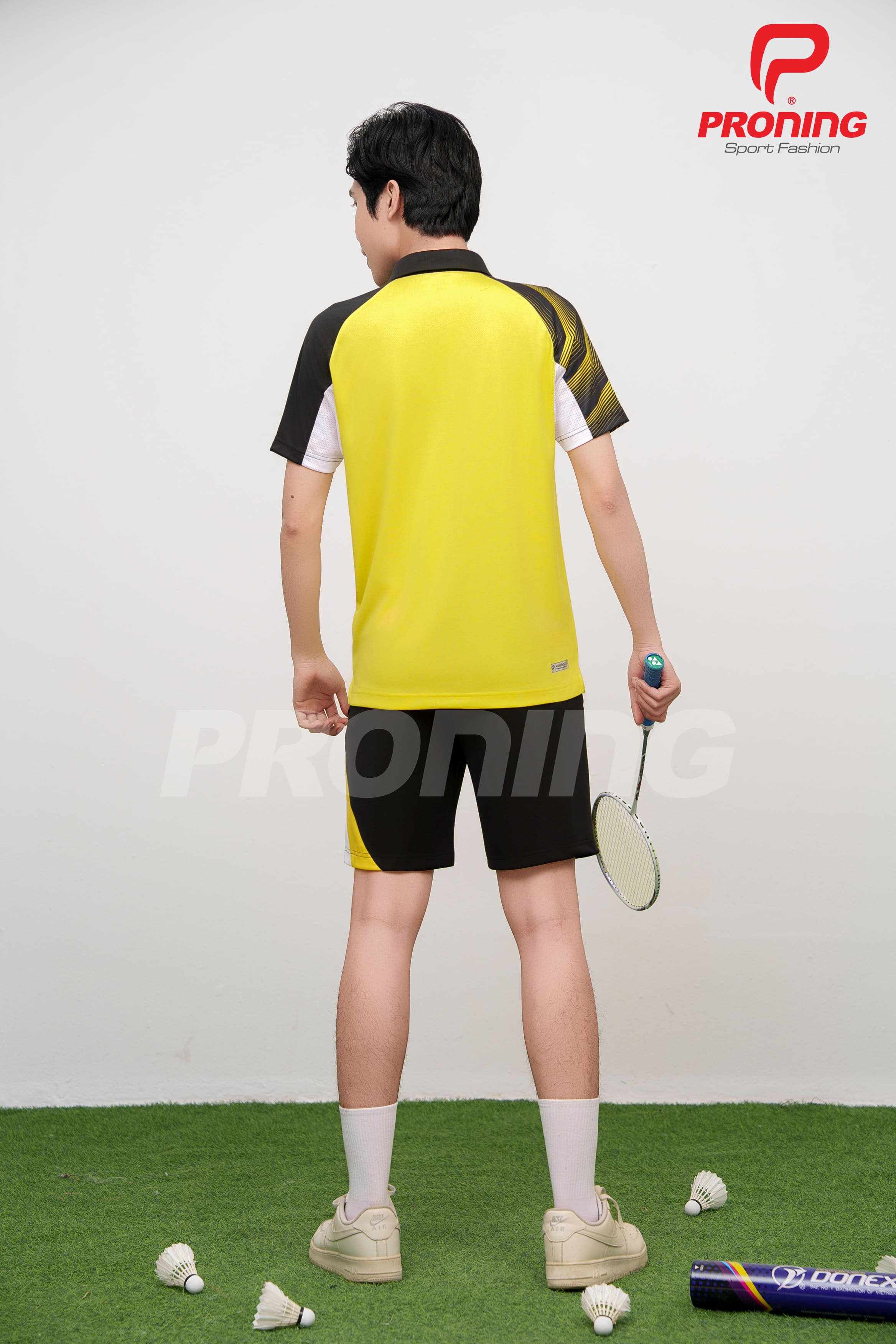 Áo thể thao Nam MC-9125 vàng phối đen