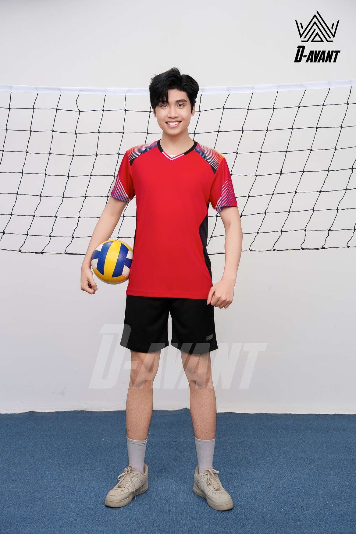 Áo thể thao nam MC-9141 Đỏ phối đen