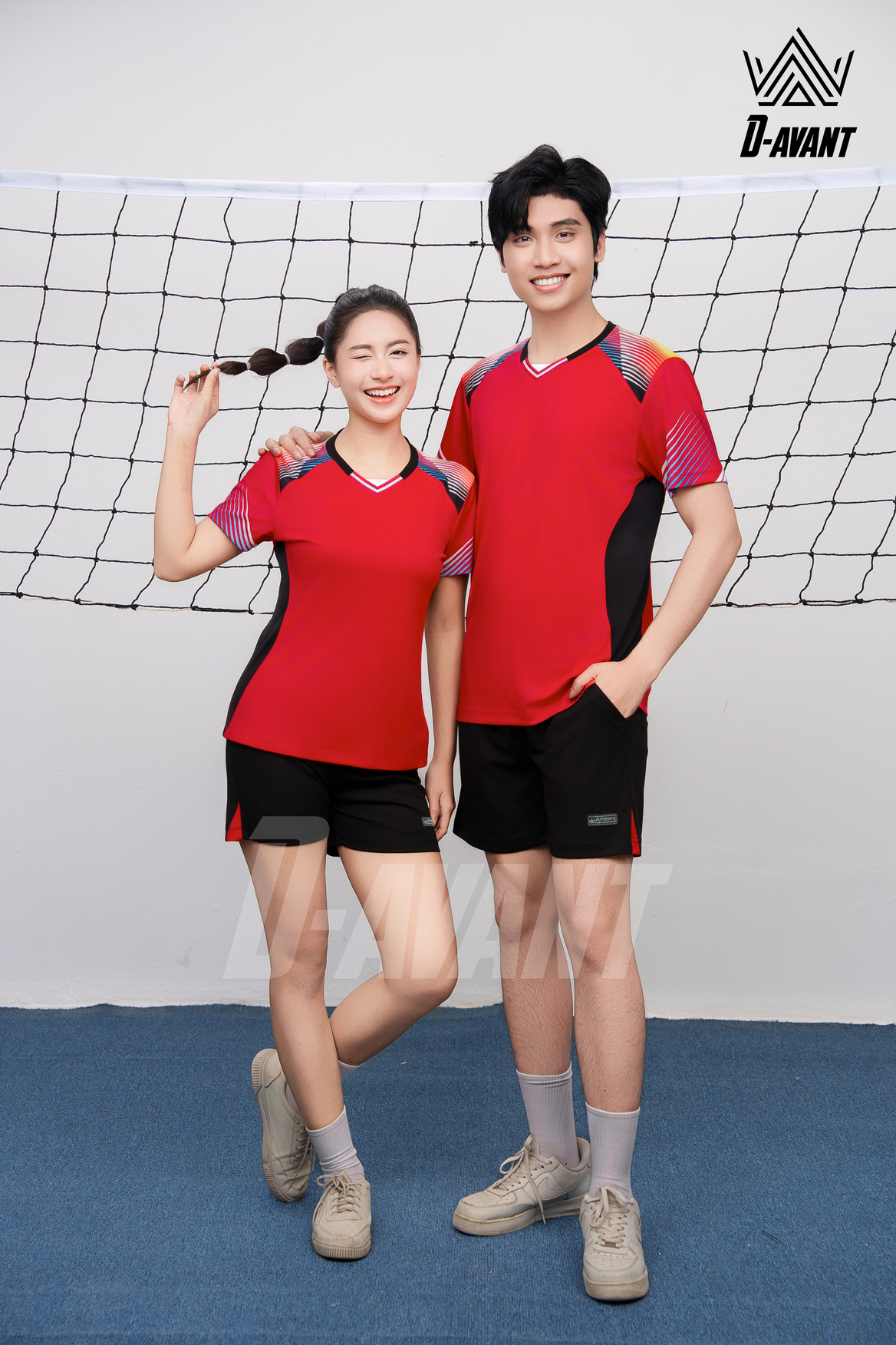 Áo thể thao nam MC-9141 Đỏ phối đen