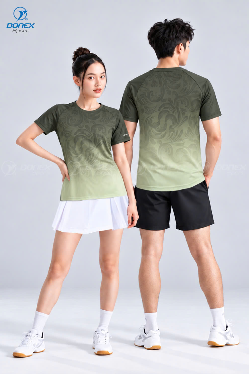 Áo thể thao nữ AC-3870-26 Xanh rêu