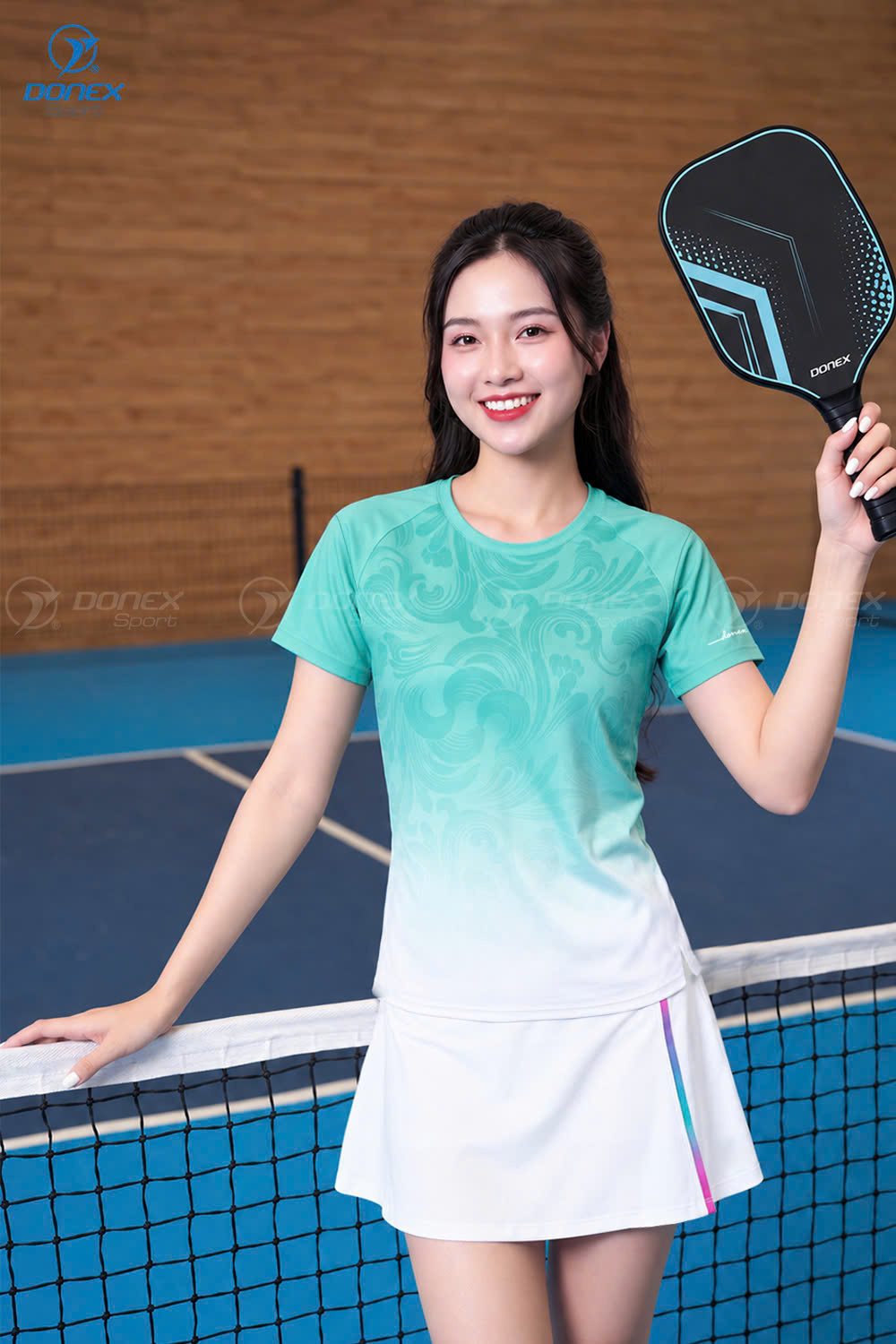 Áo thể thao nữ AC-3870-19 Xanh ngọc