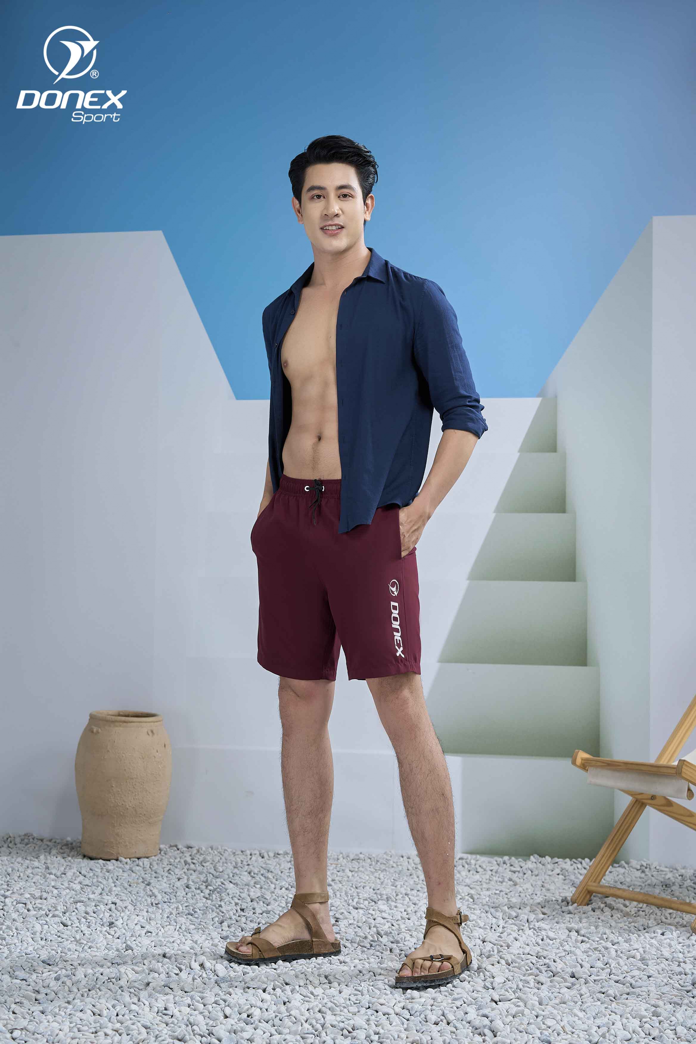 Quần thể thao nam MSC-2028-01 Đỏ đô