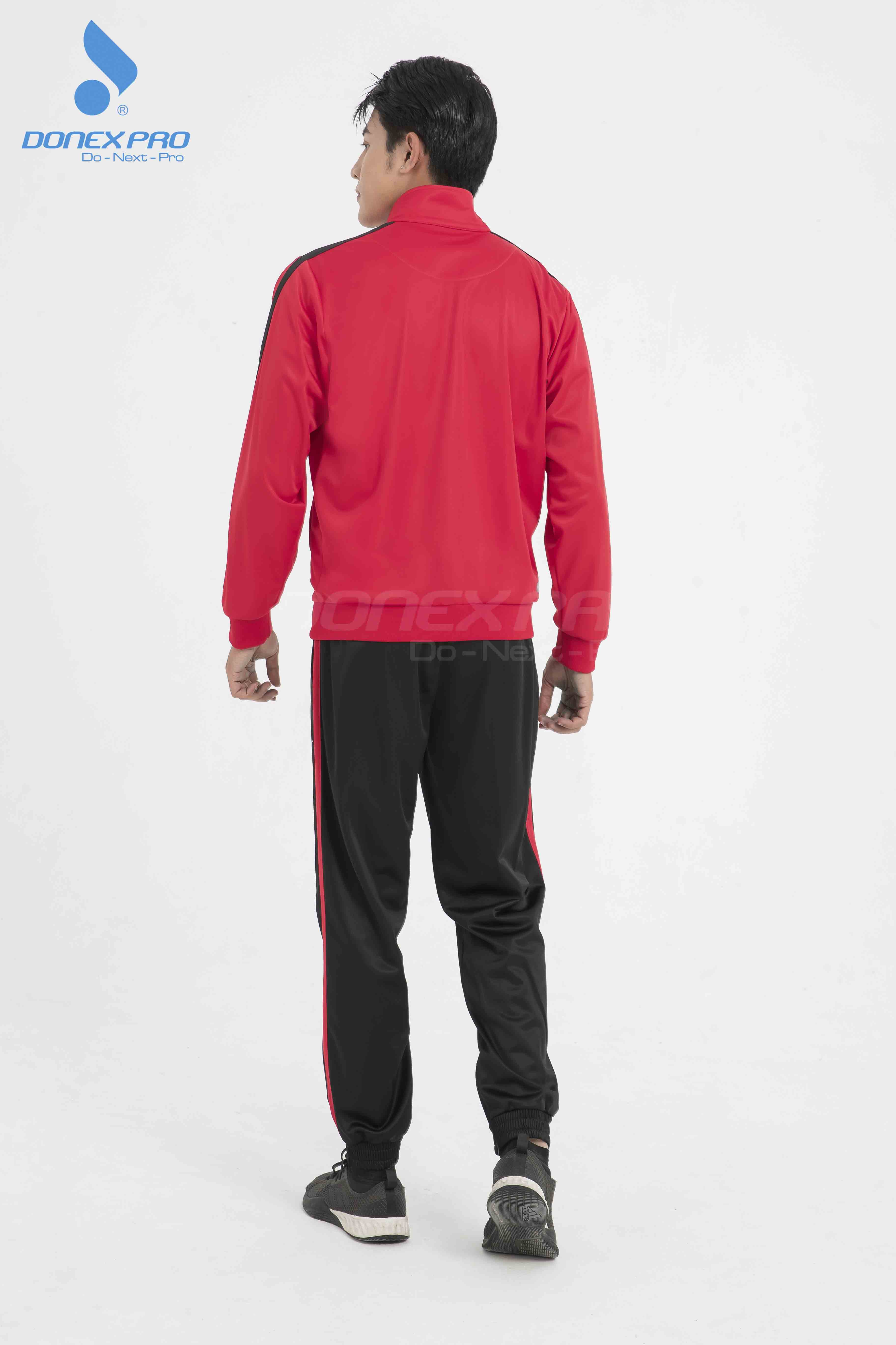 Bộ thể thao nam MDB-246-07-08 Đỏ phối đen